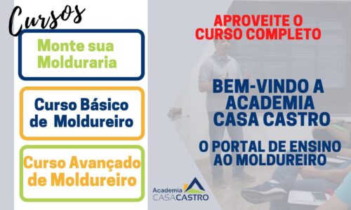 CURSOS COMPLETOS, MONTE SUA MOLDURARIA, BÁSICO E AVANÇADO DE MOLDUREIRO.